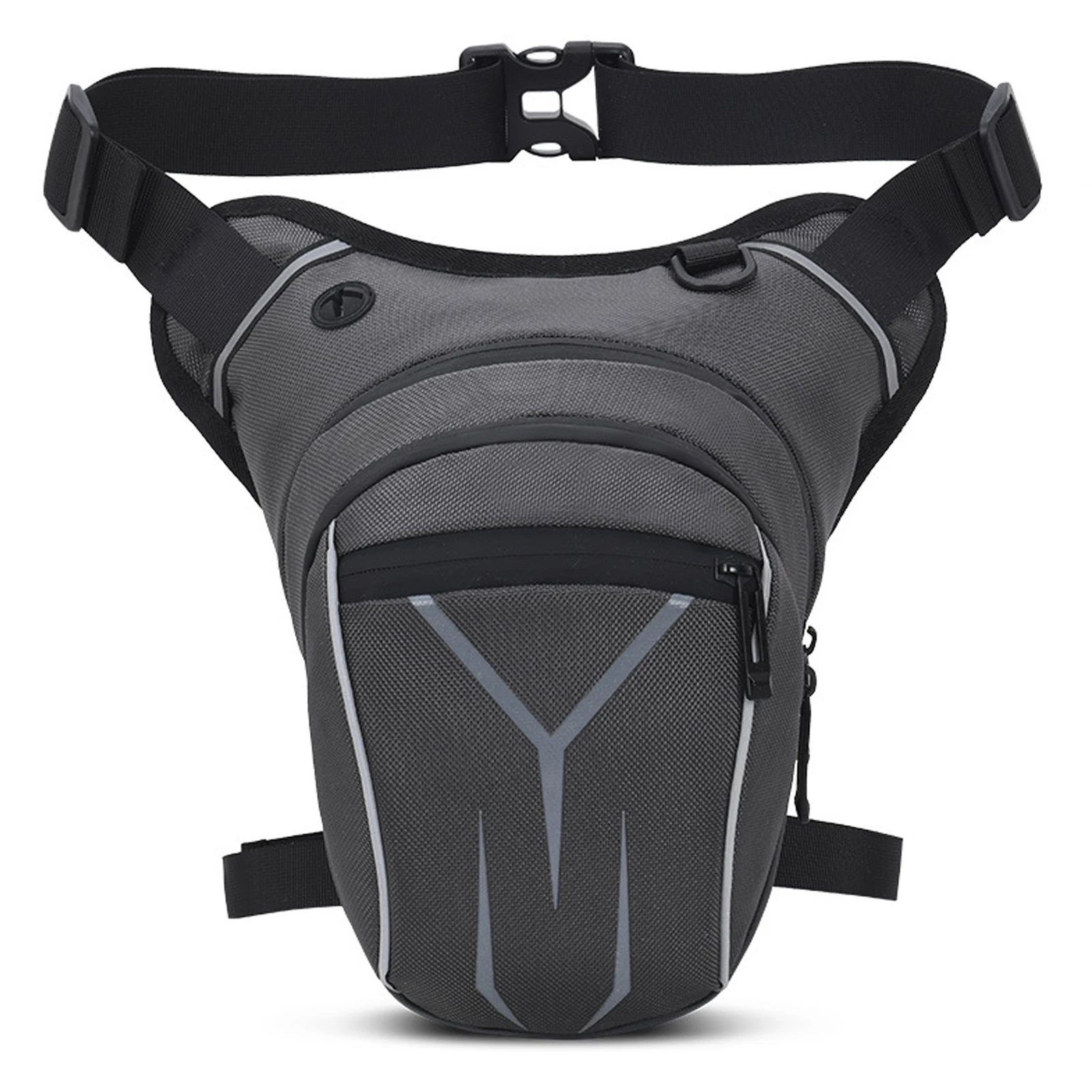 

Drop Waist Leg Bag Motorcycle Bag Rainproof Reflective Earphone Hole Thigh Belt Tactical Travel Fanny Pack Bolsa Moto Borsa
