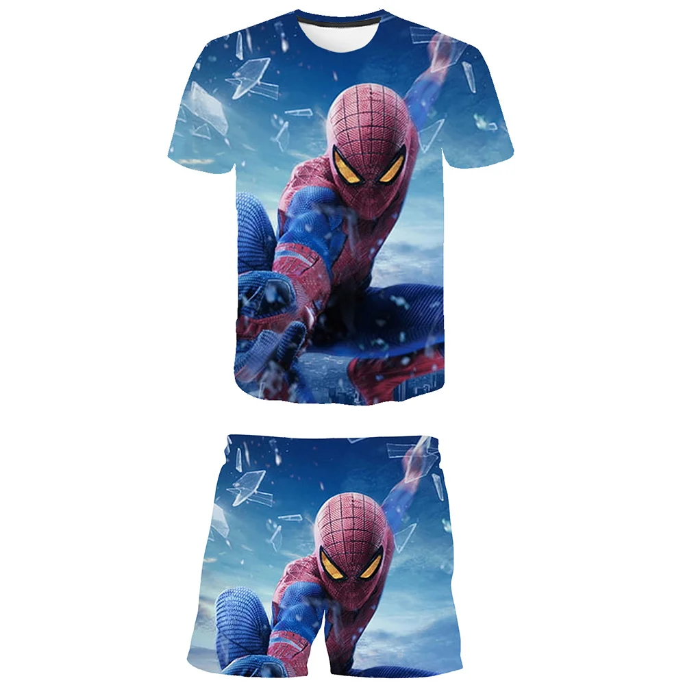 

2 шт./комплект, детский спортивный костюм «Человек-паук»
