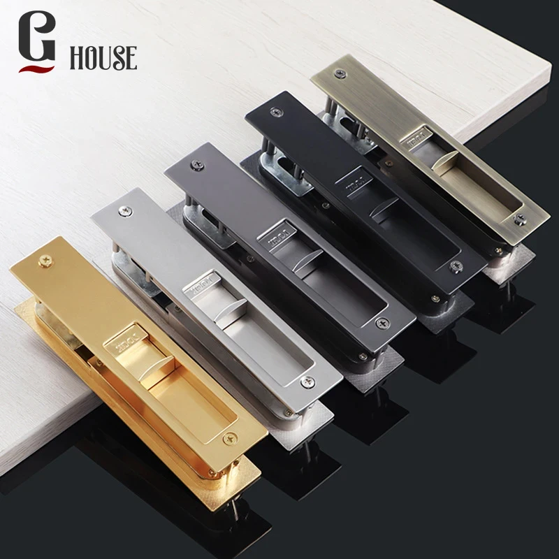 SquareSlidingDoorHookLockJapaneseSlidingDoorIndicationLockZincAlloyMultiColorDoor
