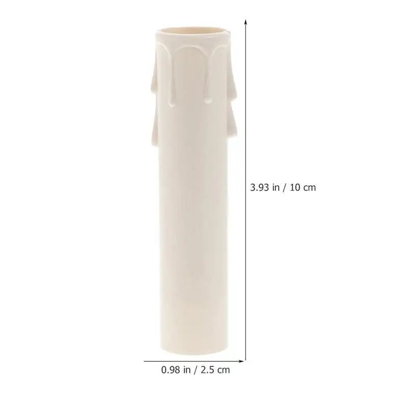 New 20Pcs/Lot Sleeve Bulb Base Cover Chandelier Part Tube Table Lamp Base Lamp Holder Tube
