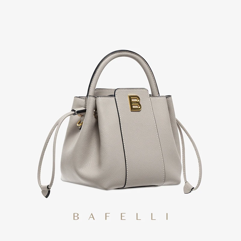 Bafelli 여성용 핸드백 버킷 패션, 레트로 클래식 캐주얼 스타일, 트렌드 럭셔리 브랜드, 디자이너 여성 지갑, 2023 신상