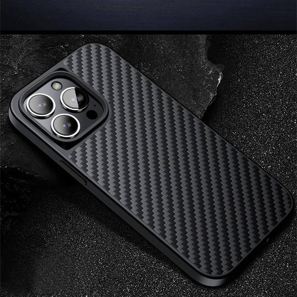 

Чехол для iPhone 14 Pro Max Plus, чехол из арамидного волокна, для Magsafe, Ultra Touch Feel [Защита от падения]