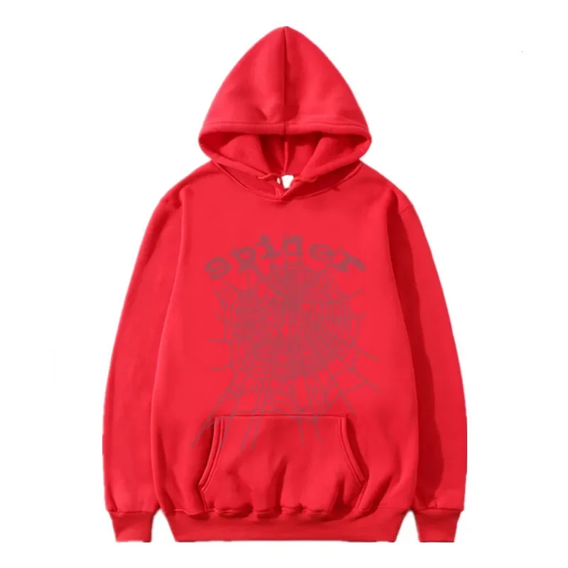 thumbnail image 1 of Sudaderas con capucha de diamantes de imitación de Spider Cobweb para hombres y mujeres, sudaderas de estética Y2k con letras de moda Hip Hop, Sudadera con capucha de gran tamaño Punk callejero, otoño, 1 of 3