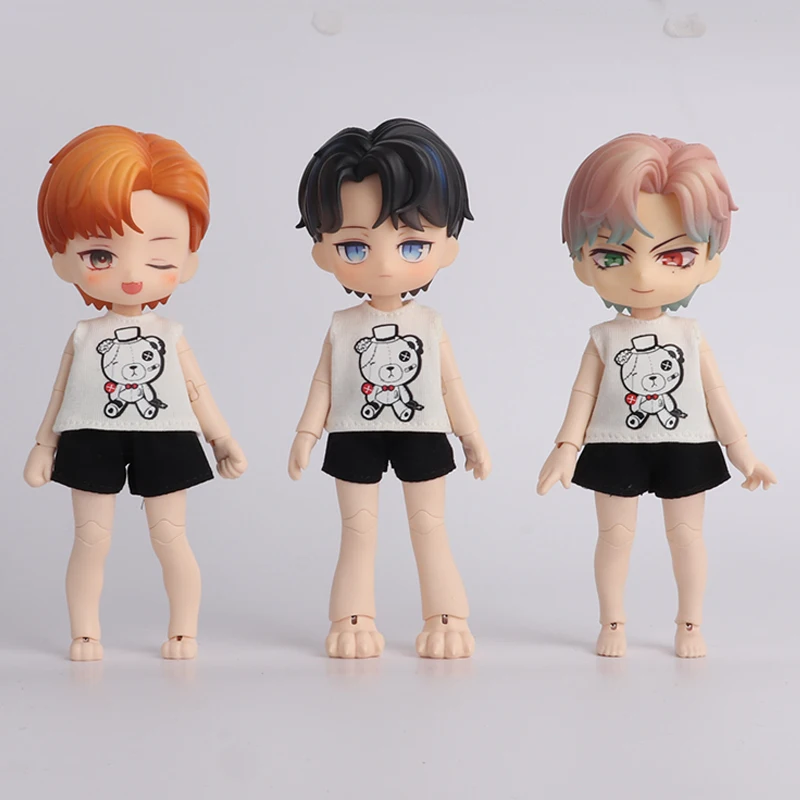 New 1/12bjd Body Animal Body Cat Bear Body for GSC Clay Head, OB11,  Joint Body Eplacement Hand Joint Accessories Toy 5