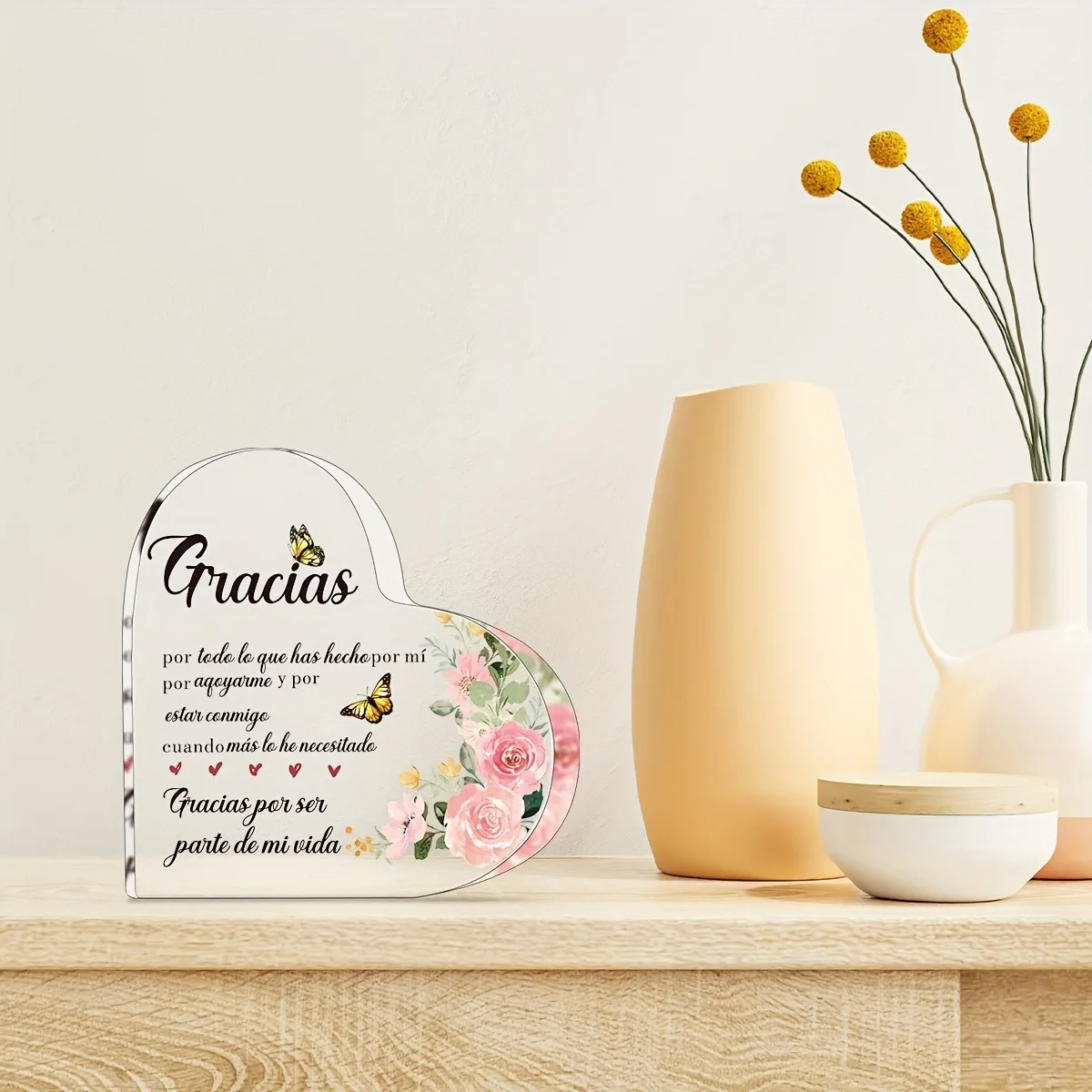 Elegant Acrylic Appreciation Decor - Thoughtful Gift