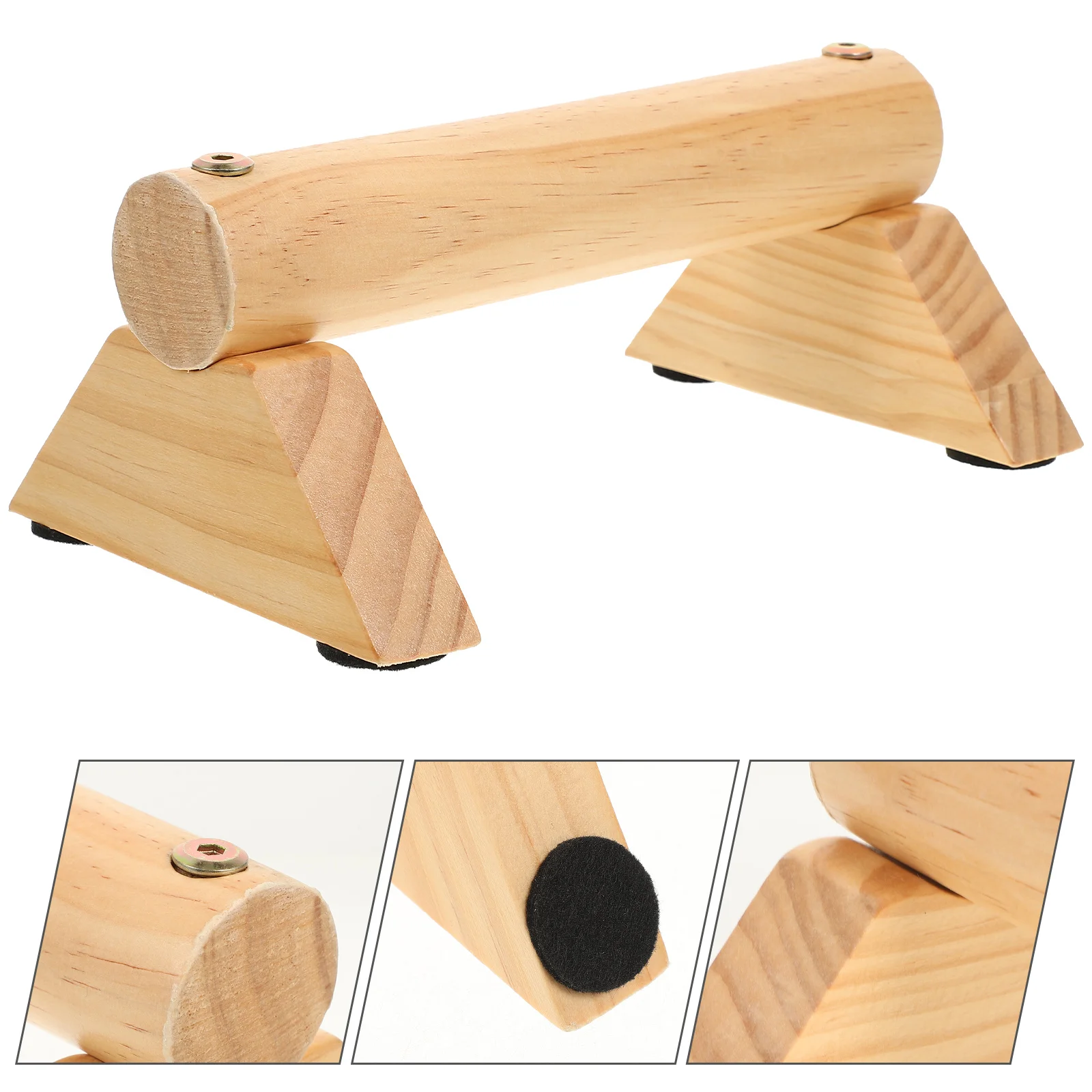 Press-up Handles Wooden Gym Equipment Work Out Handle Abdominal Trainer Workout Press-up Fitness Muscle Trainer Gym Equipment
