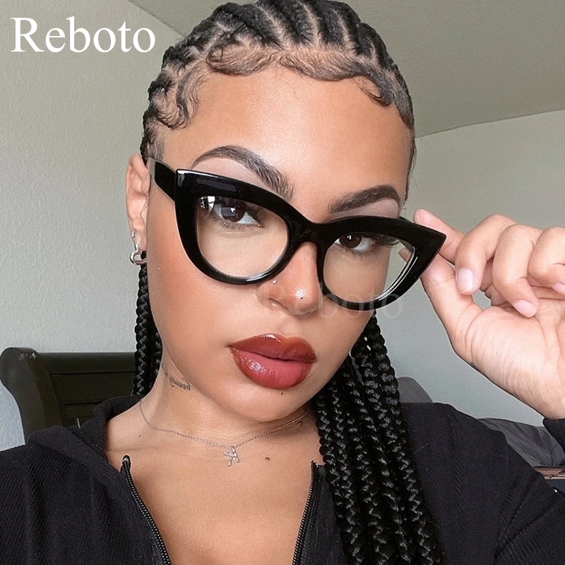 Women's Cat Eye Glasses Frame New Fashion Cateye Transparent Eyeglasses Woman Retro Optical Clear Lens Spectacle Eyeglass Female eyeglasses frames eyewear frames women glasses fashion eyeglasses
