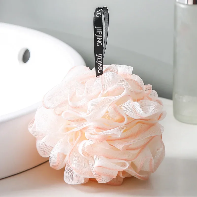 Soft Mesh Bath Sponge Balls Comfortable Large Flower Bubble Shower Rub Bath Ball Body Cleaner Exfoliating Scrubbers Bath Ball 4