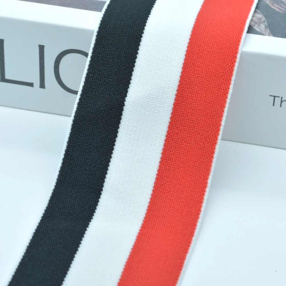 

Chroma Stripe Rubber bands Elastics rope 50mm For diy Clothing Sewing Accessories