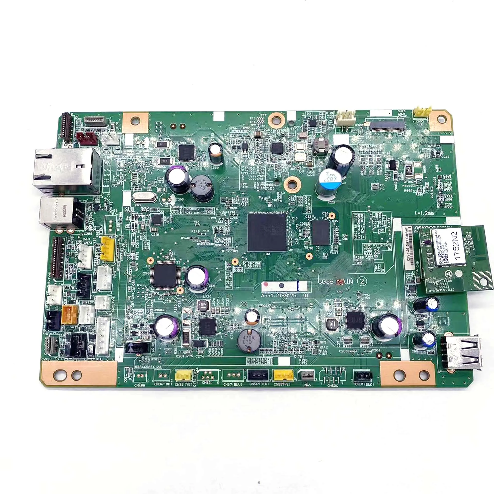 Placa principal Motherboard para Epson WorkForce, apto