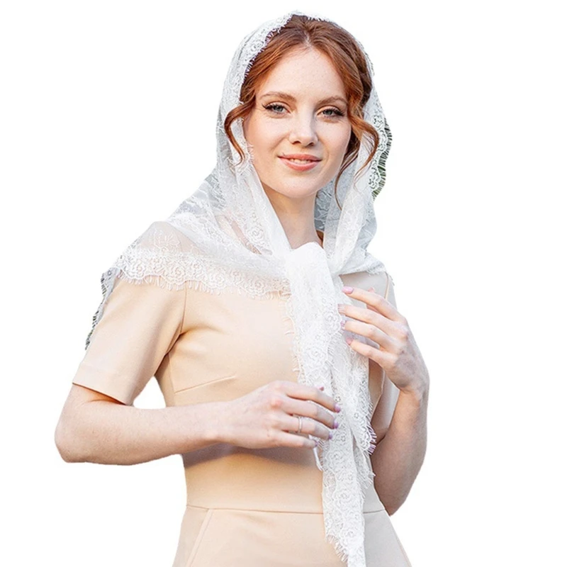 

Woman Floral Pattern Lightweight Scarfs Large Shawl Sunproof for Summer