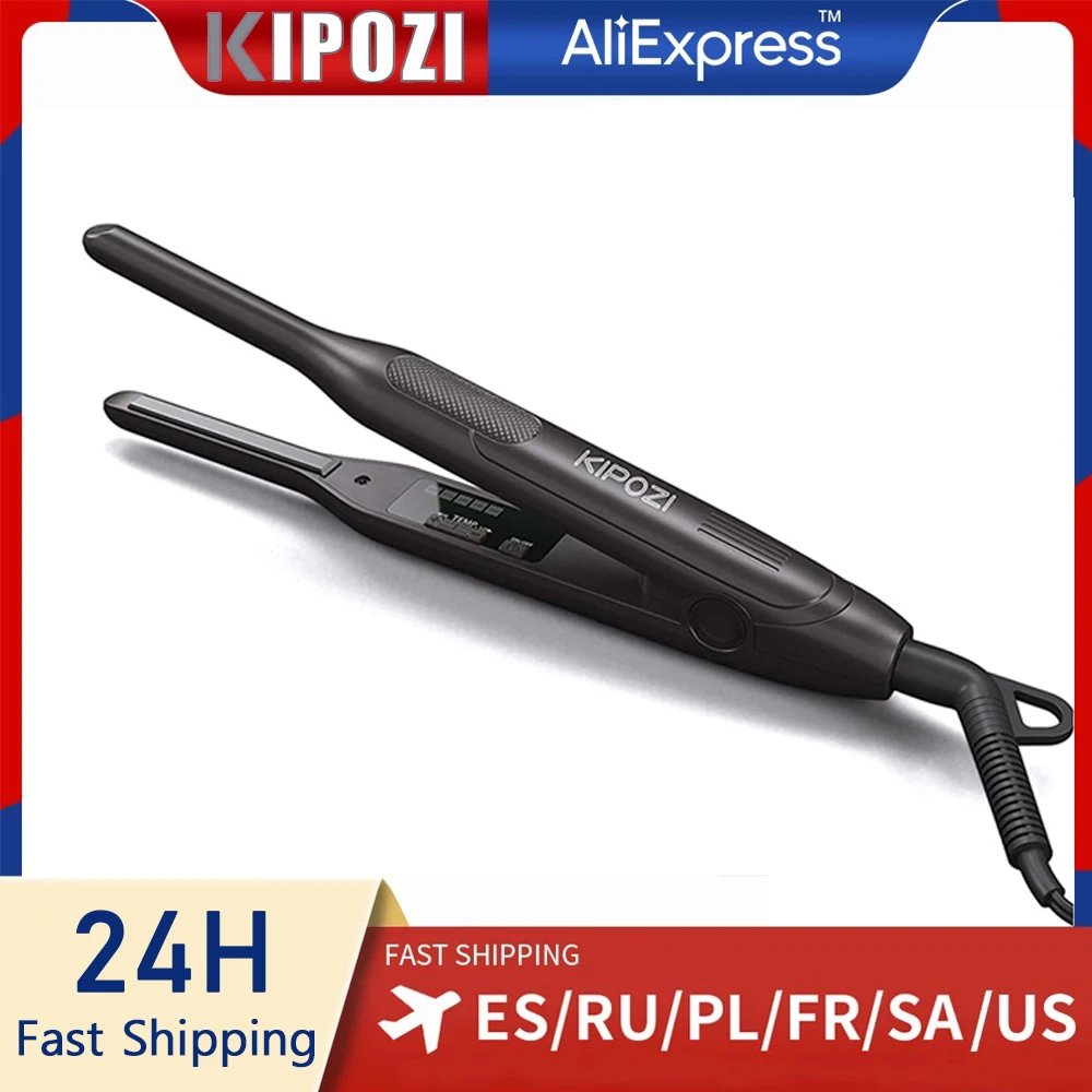 Kipozi Professional Thin Hair Straightener For Short Hair Pixue Cut