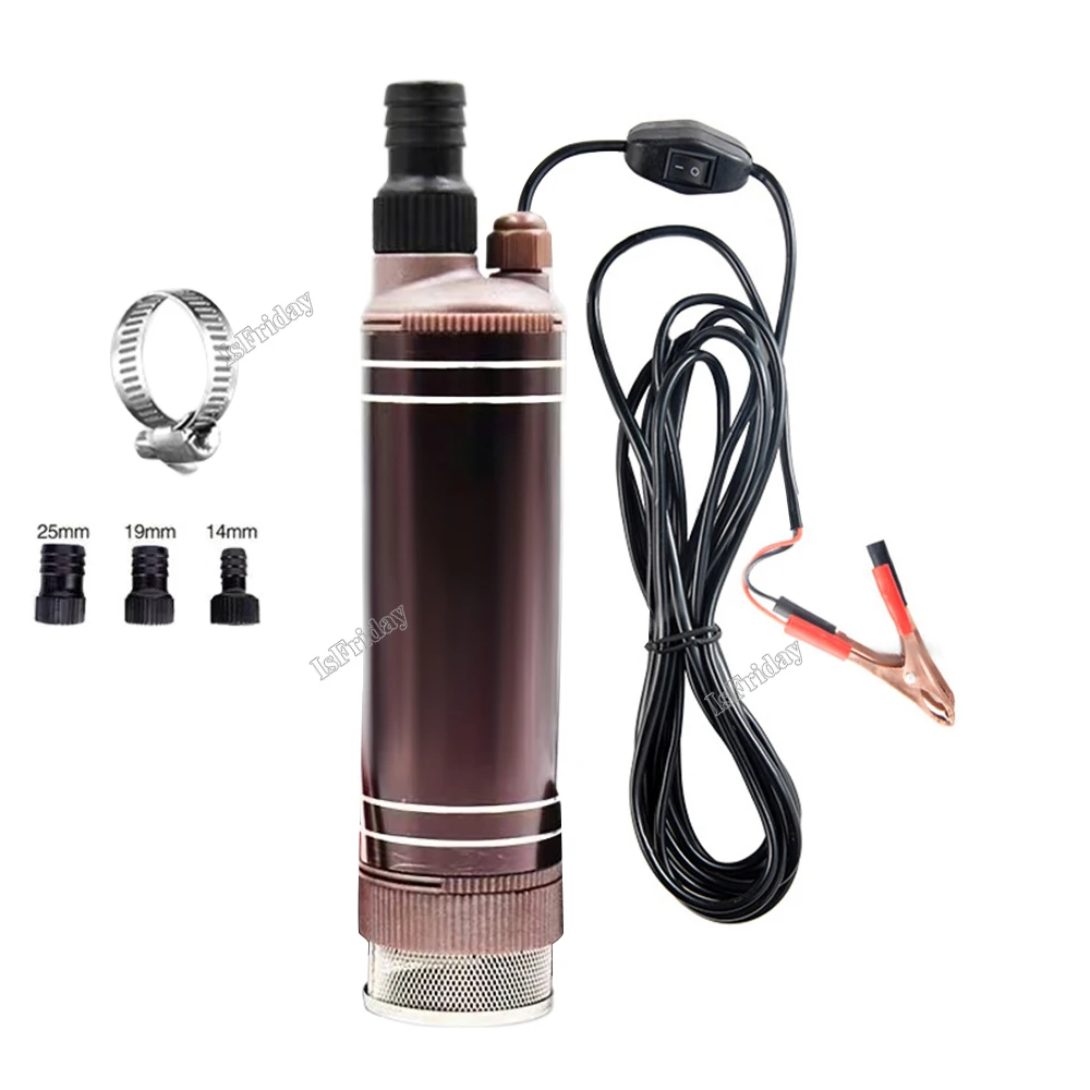 

150W 12V Portable Submersible Electric Pump For Diesel Fuel Delivery Water Sewage Suction Transfer Electric Pump 45L/Min