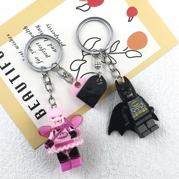 2pcs Beautiful Handmade 3D Bat Couple Keychain Fairy Figure Pendant Phone Key Ring Backpack Accessory Gifts for Him Y2K Jewelry 1