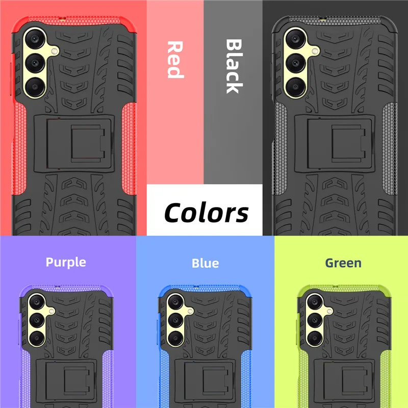 Per Samsung Galaxy A25 5G Custodia Per Samsung Galaxy A25 Cover 6.5 Pollici Texture Supporto Per Armatura In Gomma Paraurti Protettivo Antiurto