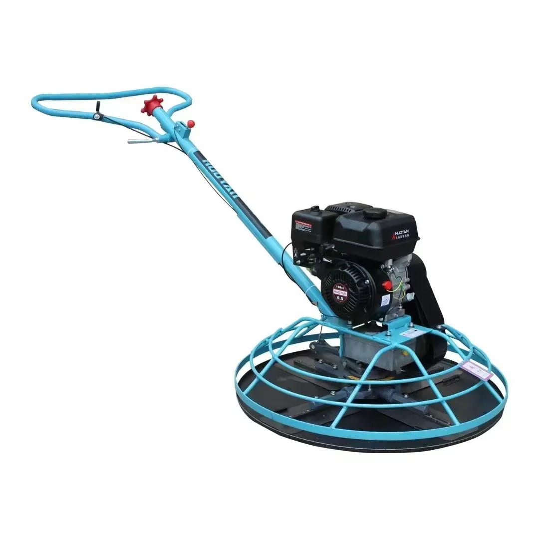 Power Trowel Driving Type Gasoline Manual Ride On Vibrating Concrete Machinery Leveler Power Trowel For Construction