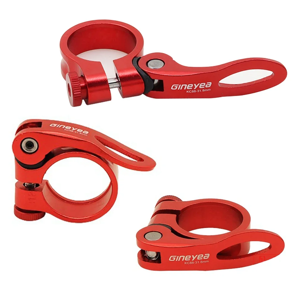 28.6/31.8/34.9MM Alloy Bike Seat Post Clamp Quick Release Mountain MTB BMX Road Bicycle Universal Saddle Seatpost Clamp Ring
