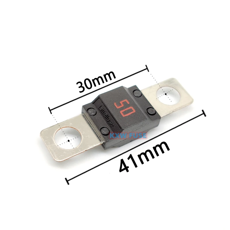 

0498/498/MIDI Series Bolt-down Automotive Fuse Time Lag Rated 32V 50A 60A Flat Type Fuse Littelfuse 0498050.MXM6 0498060.MXM6