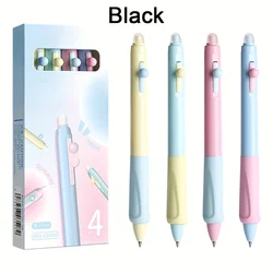 Erasable Gel Ink Pens Set - Fine Point 0.5mm, Blue Ink, Smooth Writing for Home, School & Office (Black)
