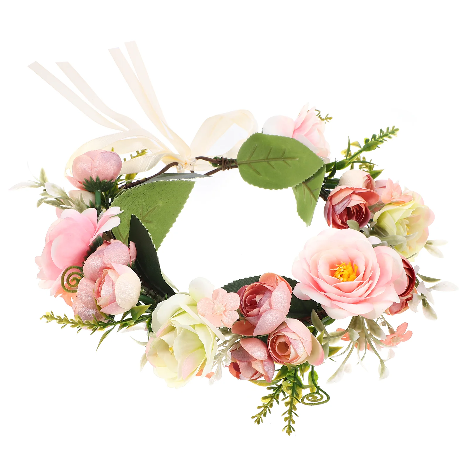 

Fabric Flower Hair Accessories Women Headbands for Girls Wedding Bride Teen Women's