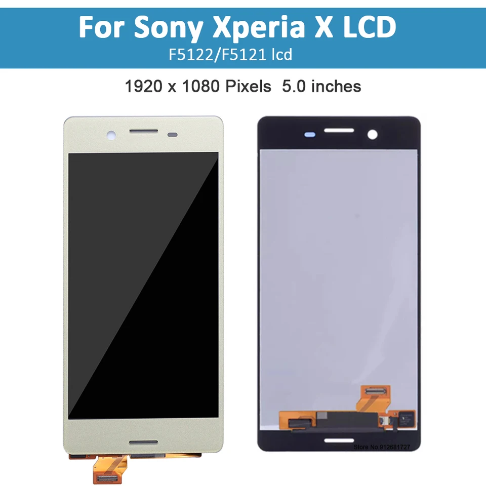 Écran LCD Complet + Tactile Noir Pour Sony Xperia X F5122 F5121