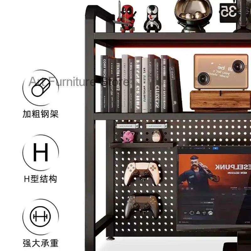 Desk Bookshelf Student Storage Makeup Organizer Shelf Computer Desk Multi-layer Display Shelf Estanteria Home Furniture WKBS