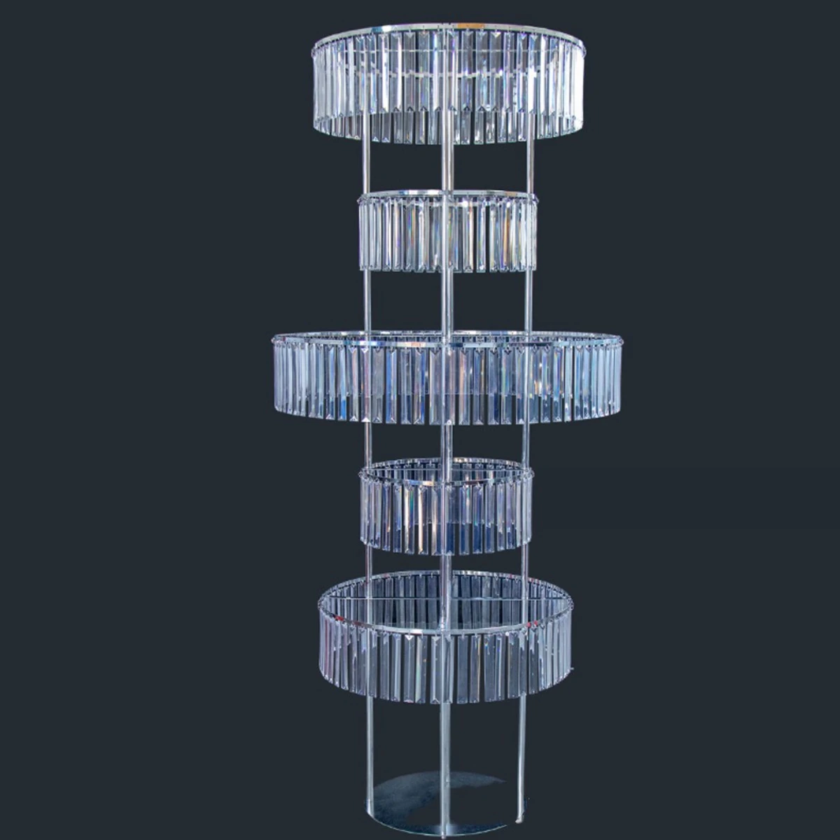 

3pcs)120cm tall Acrylic electroplated iron flower stand road leading wedding hall hotel stage background venue layout prop 514
