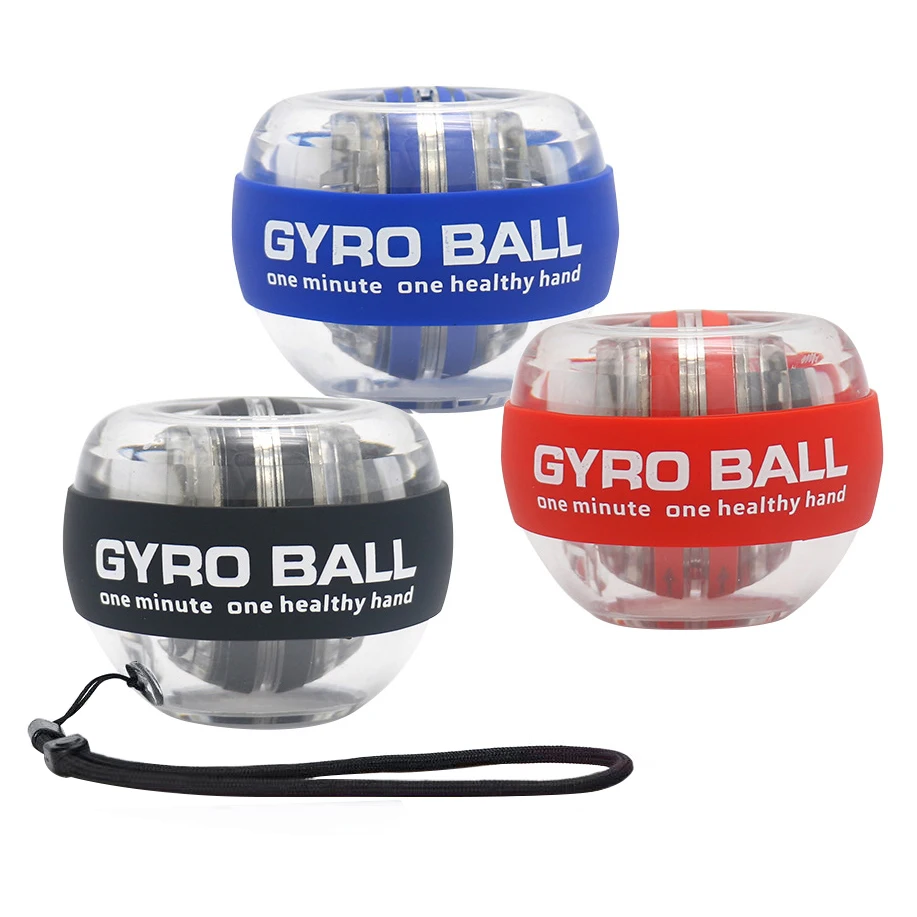 Arm Strength Wrist Muscles Leisure Grip Training Self-Starting Wrist Ball Gyro Power Ball with LED Flash Light