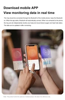 2024 Smart Ring For Men Women Heart Rate Blood Oxygen Monitoring Multi Sports Modes IP68 Waterproof Smart Rings Charging Case - Image 2