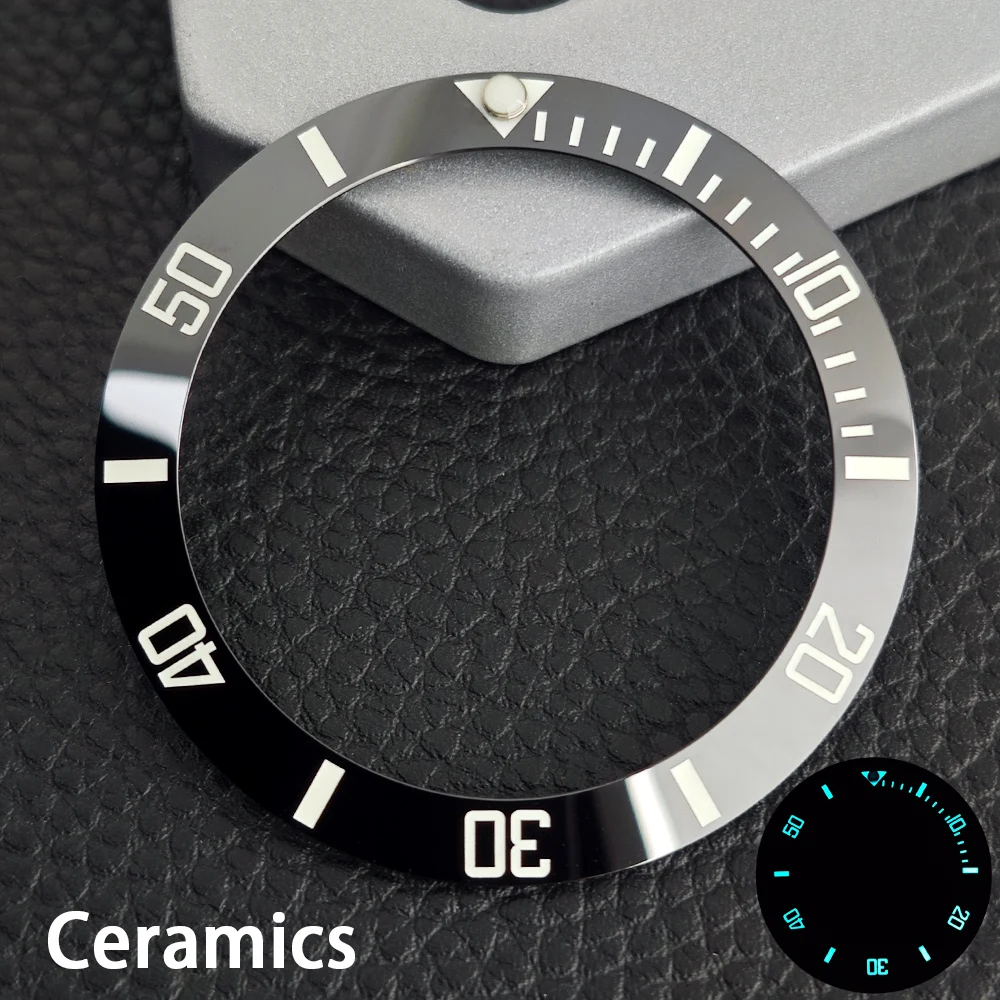 Premium Ceramic/Aluminum Watch Bezel Insert - High-Quality Mechanical Accessory