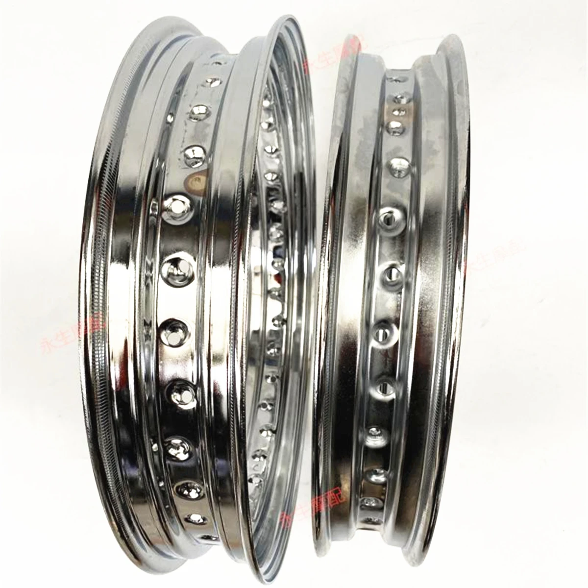 Vintage Motorcycle widening electroplated steel wheel rim  15/16/17/18/19 inch retrofit motorcycle steel rim 36holes