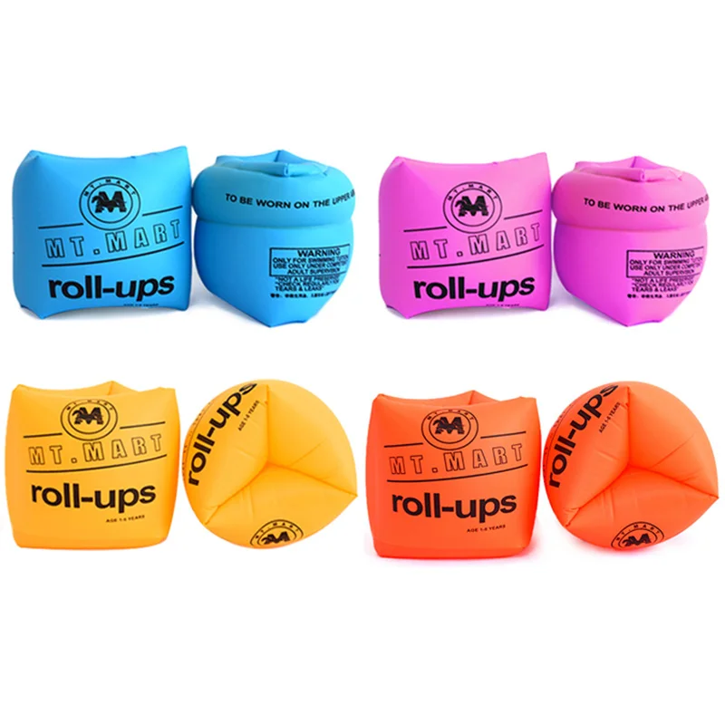 Arm Float Rings Inflatable Sleeves PVC Arm Floaties Inflatable Swim Bands Floater Sleeves Swimming Rings For Adults Kids