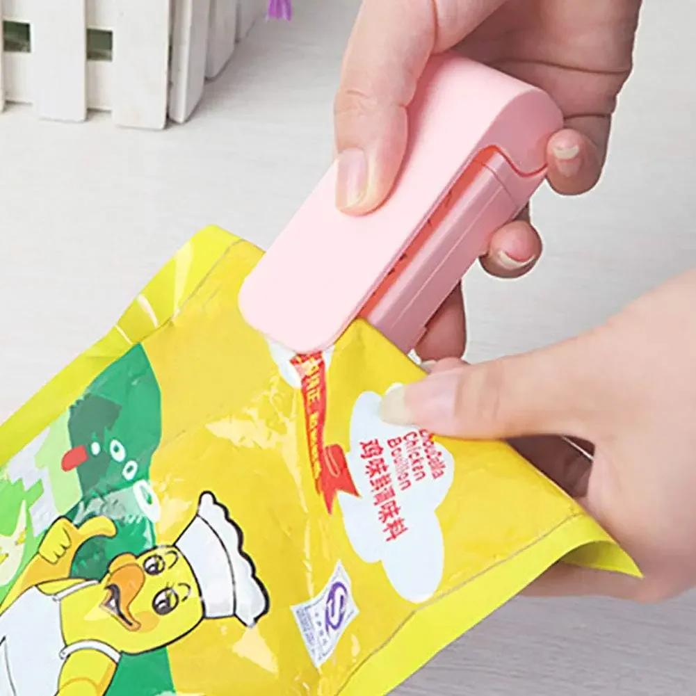 Portable Sealing Tool Heat Mini Handheld Plastic Bag Impluse Sealer Organizer Kitchen Accessories Tools mini sealer plastic bag sealer