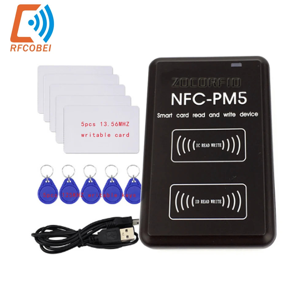 

IC/ID Read Write Crack RFID Copier NFC Access Control Card Reader Encryption Programmer 13.56mhz/125khz