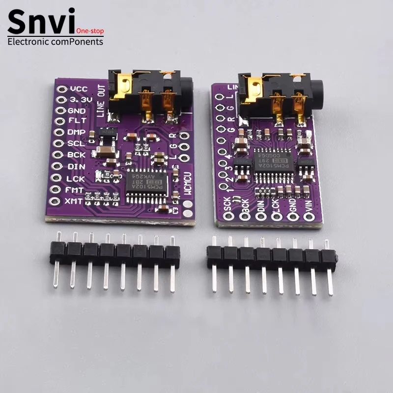 I2S PCM5102A DAC-Decoder GY-PCM5102 I2S-Player-Modul für Raspberry Pi pHAT-Format-Board Digitales Audio-Board