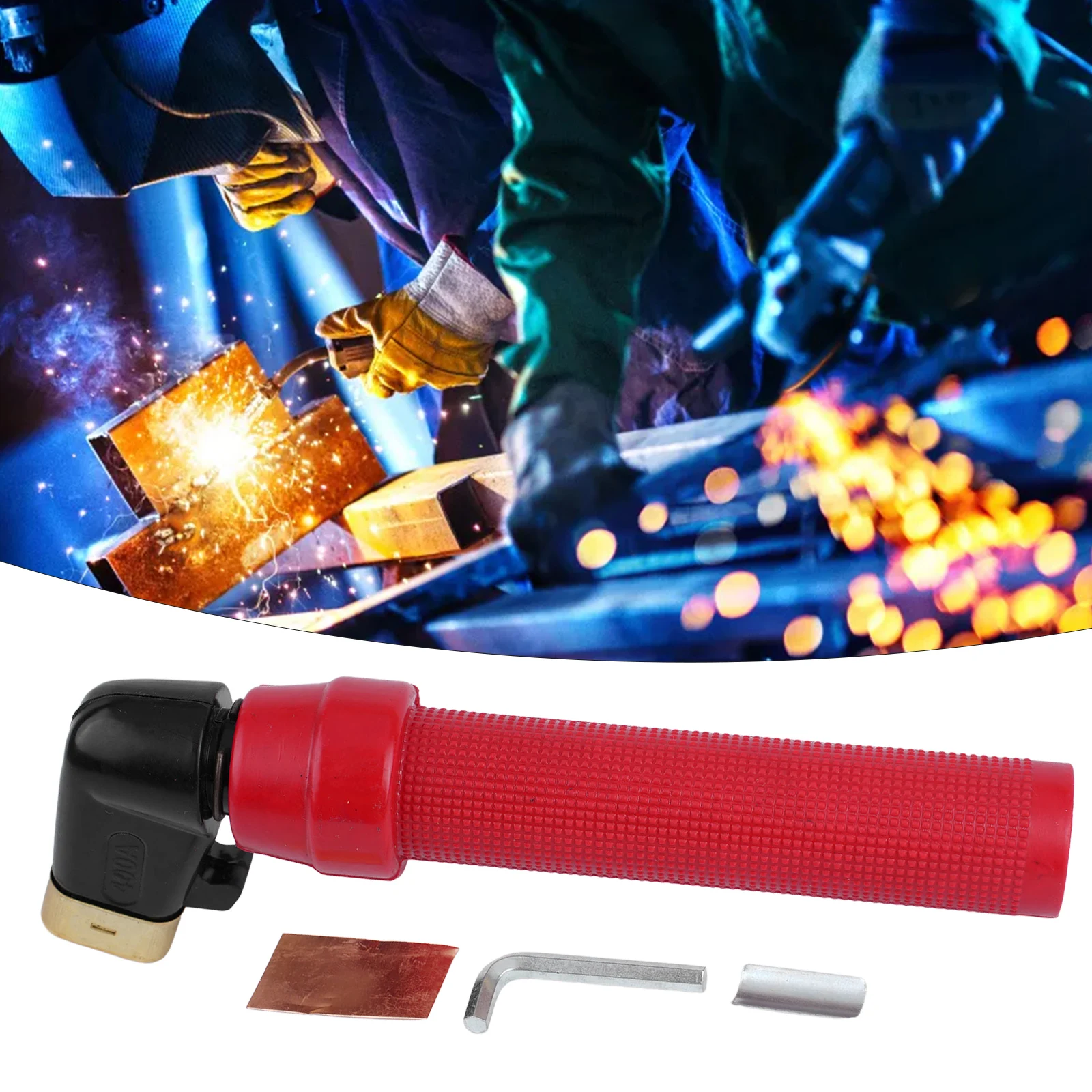 1PC 380V 300-400A Welding Electrode Holder ARC MMA Arc Welding Holder Pliers For Heavy Duty Applications