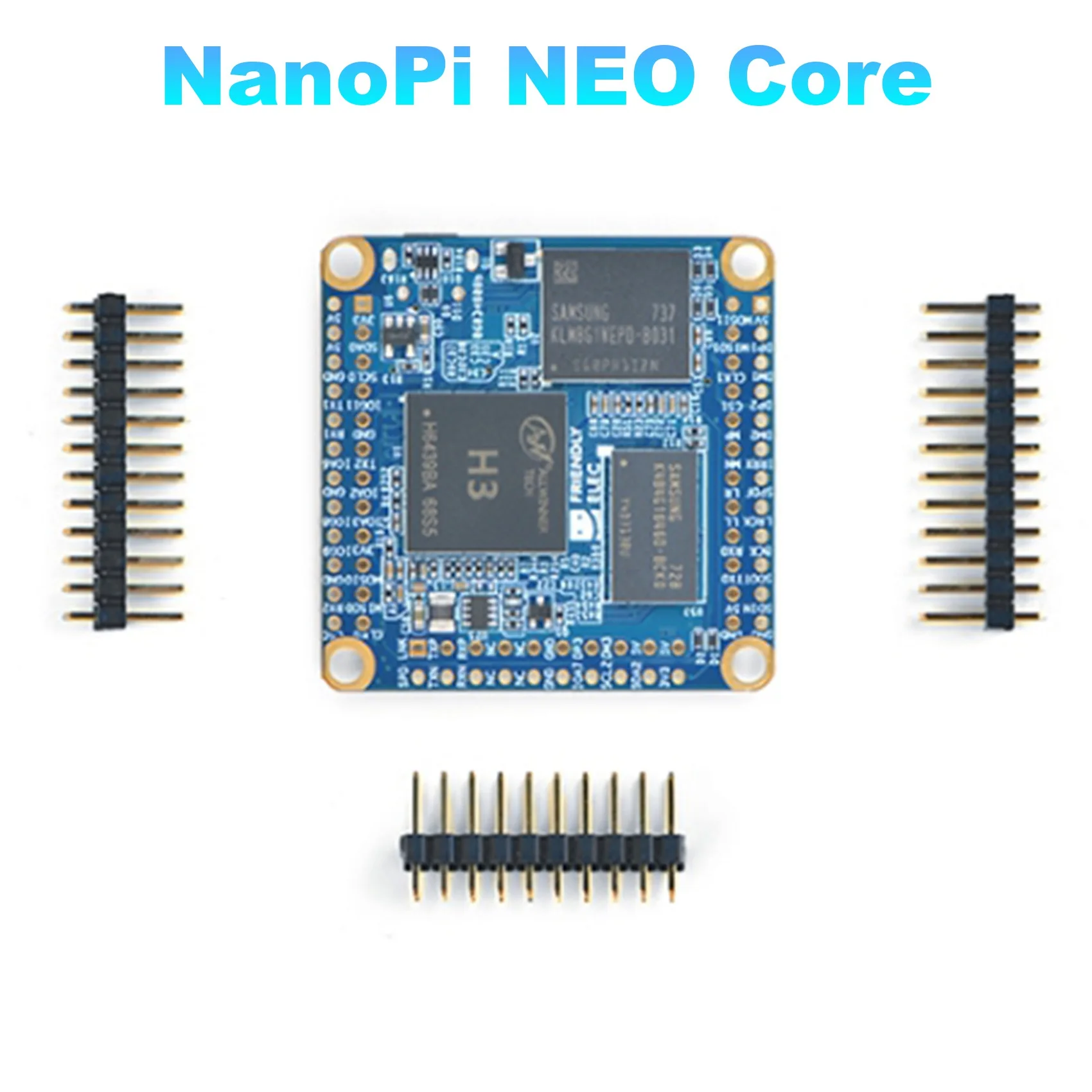 Scheda Di Sviluppo Iot Nanopi Neo Core Board 256M + 4Gb Ddr3 Ram Allwinner H3 Quad-Core Cortex-A7 Ubuntucore