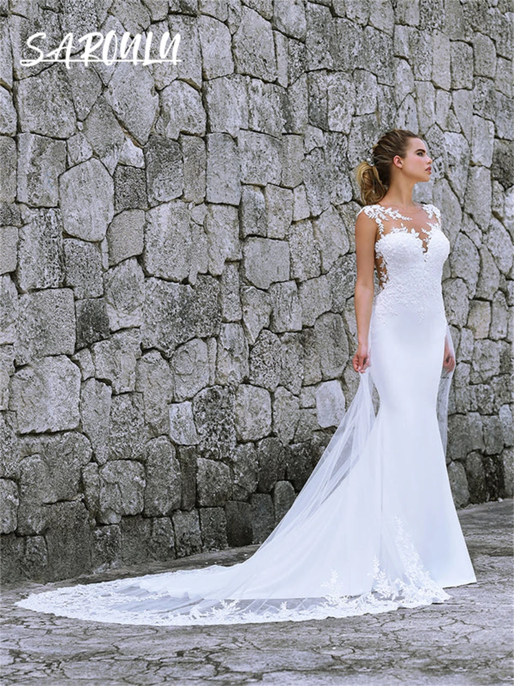 Рисунок 4 - Винтажное облегающее свадебное