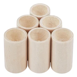 Handcrafted Wooden Essential Oil Diffuser - Round Fragrance Decor for Home, Office, and Spa (2pcs)