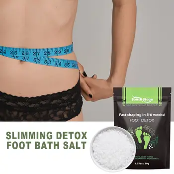 Fat Burning Bath Salt Slimming Ginger Soak Detox Relief Stress Fatigue Loss Weight Body Soothing Shaping Foot Relax Massage - Thumbnail 3