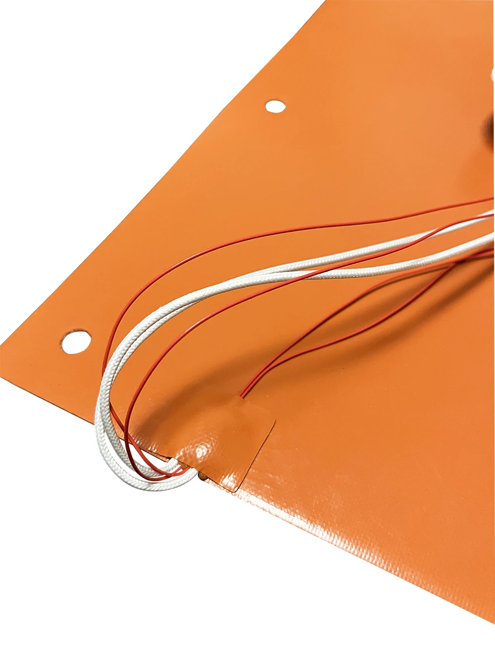 Silicone Heater 3D Printer HeatBed Home Tools Spare Parts 400x400 1400w 6  Holes For Tronxy X5S 400 C/W Adhesive, 100k Thermisto - AliExpress