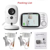 3.2 Inch Kleuren LCD Draadloze Video Babyfoon Nachtzicht 5m Nanny Monitor Bebek Slaapliedjes Surveillance Beveiligingscamera VB603 1