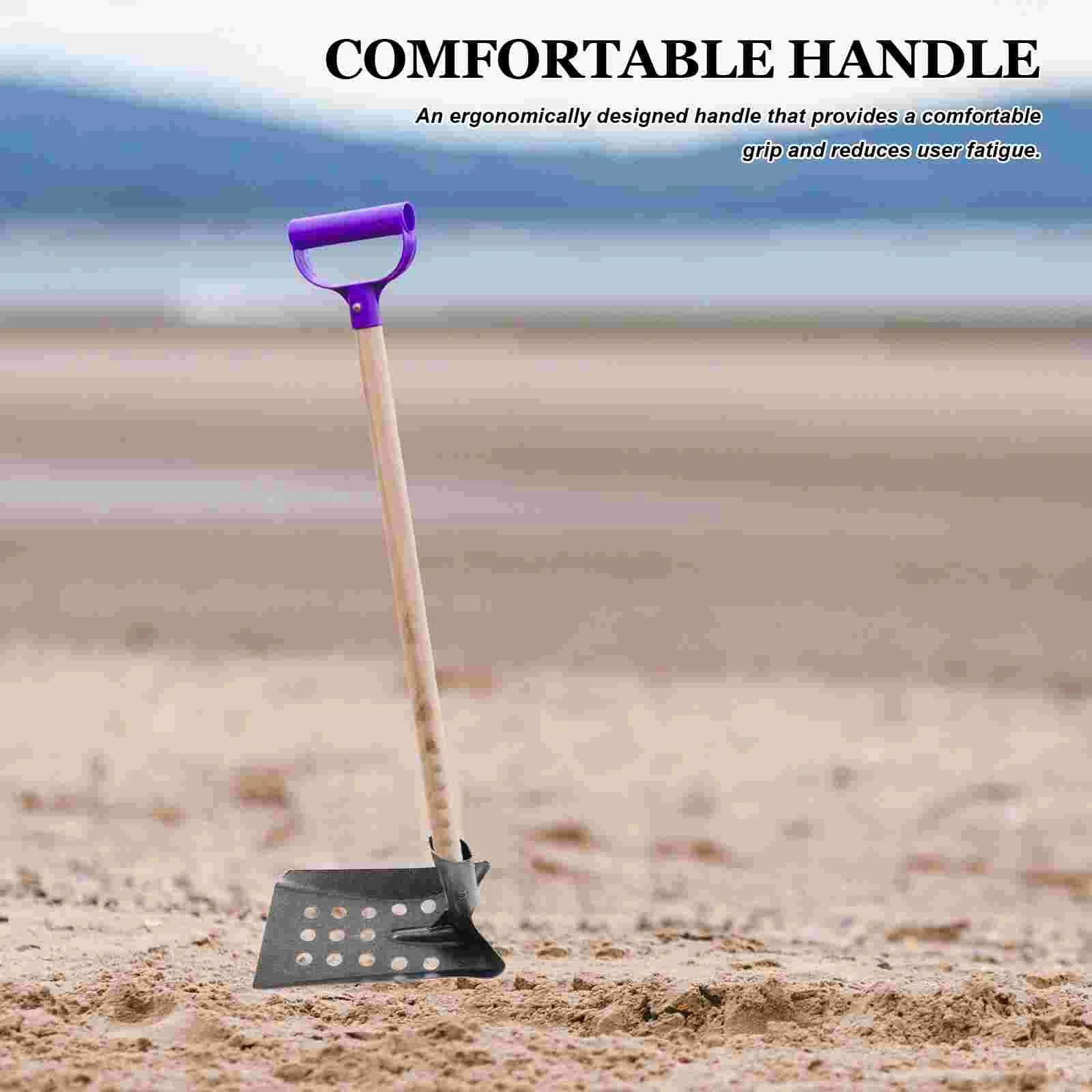 Sewer Gardening Spade Terrarium Fireplace Dirt Sifter Manganese Steel Cleaning Chicken Manure Scoop