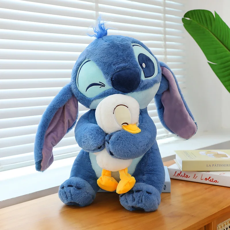 Kawaii Stitch Sleep Plush Toy With Calm Music, Lights & Breathing Effect – MINISO (2 Colors)