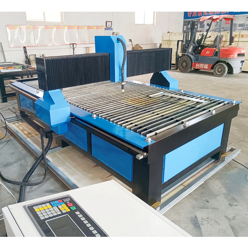 1500*3000mm 63A 120A 160A 200A Cnc Plasma Cutter Laser Cutting Machine/Plasma Pantograph Cutting Machine for Sale 4