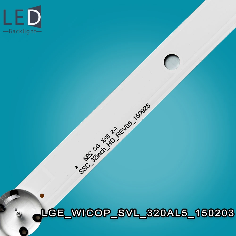 2Pcs/set 590mm 32in LED Backlight Strip for 32LH 5led 32LF510B 32LH590U SVL320AL5 LF51 32LH51 32LF510B 32LF510U HC3 32LF510U