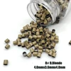 Micro Ring Links 1000Pcs Copper Micro Tubes Rings 4.0x3.6x4.0mm Links for Hair Extensions Straight Copper Micro Beads 6