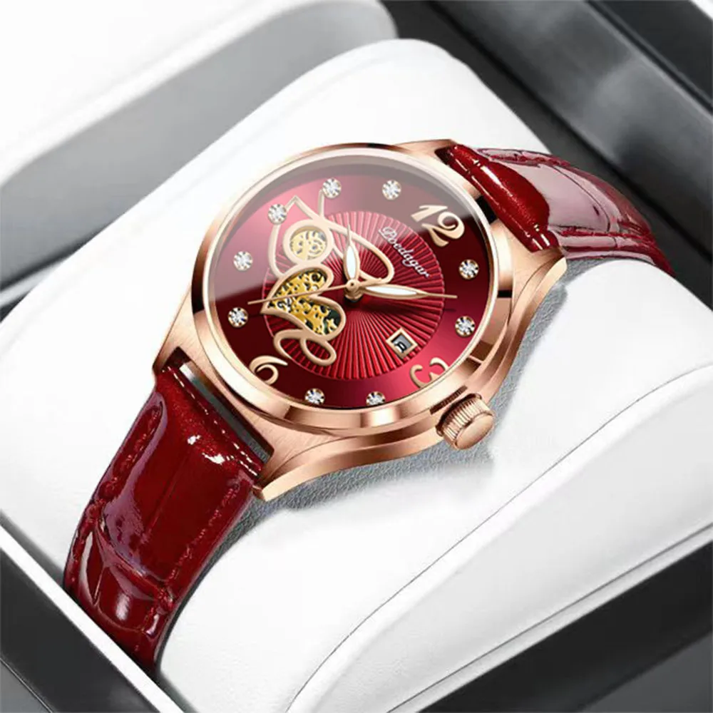 POEDAGAR Fashion Quartz Watch Female Luxury Elegant Casual Clock