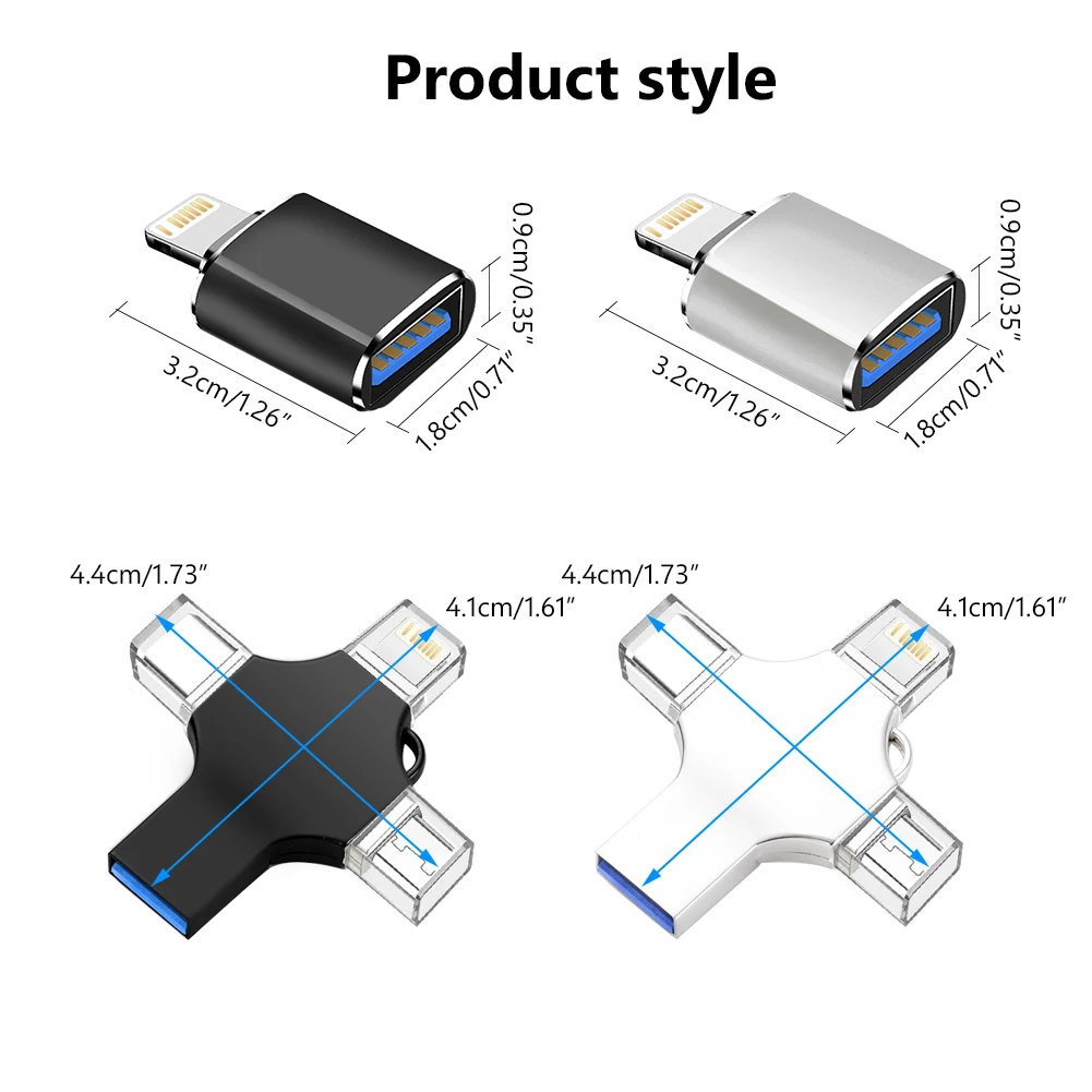 Generic Adaptateur USB 3.0 OTG Pour IPhone 13/12/11  Pro/XS/Max/XR/X/8/Plus/7/6s/IPad - Prix pas cher