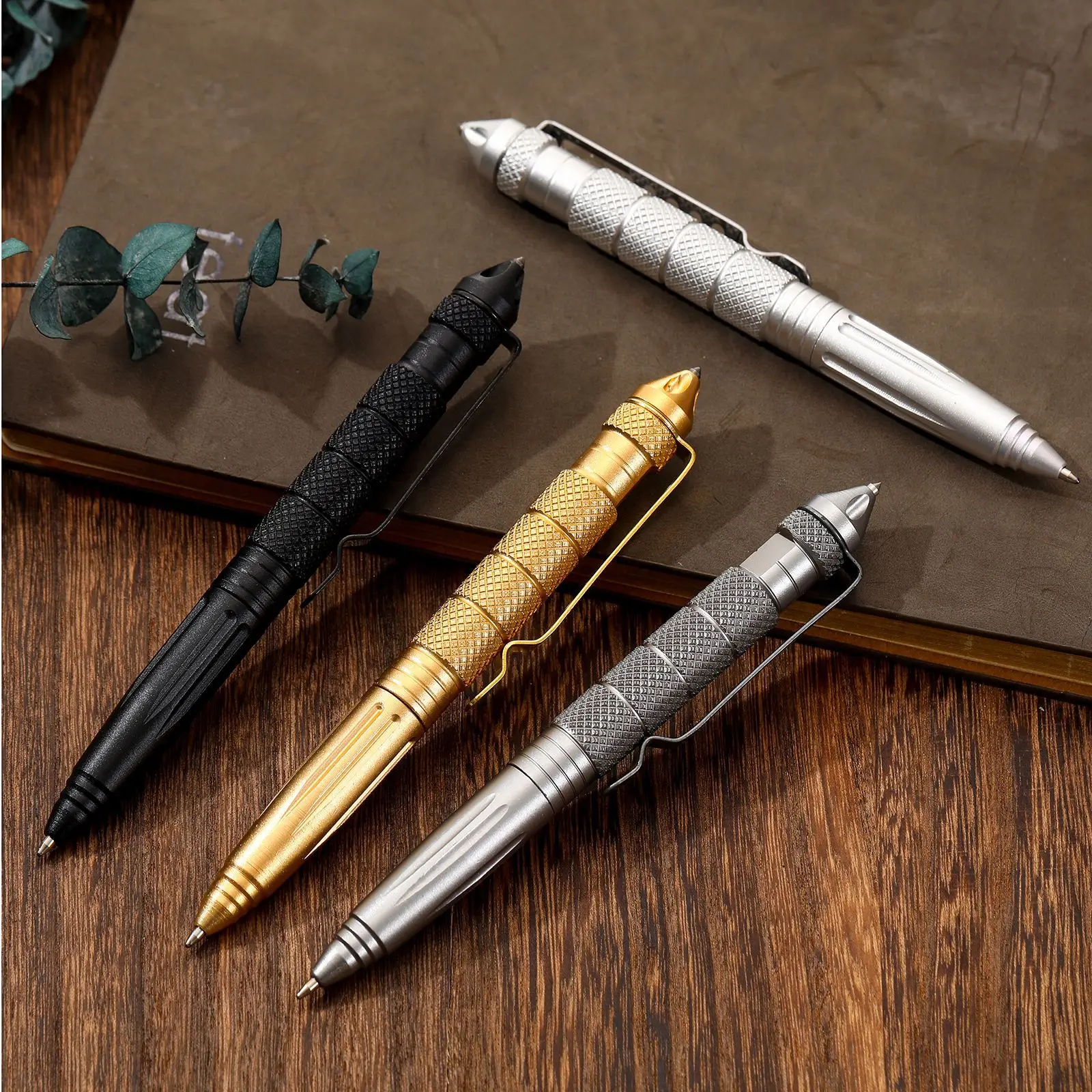 Outdoor Self-defense B2 Tungsten Steel Head Tactical Defense Pen EDC Multi-function War Pen Outdoor Broken Window Set Surviva... self defense tools